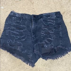 High waisted shorts